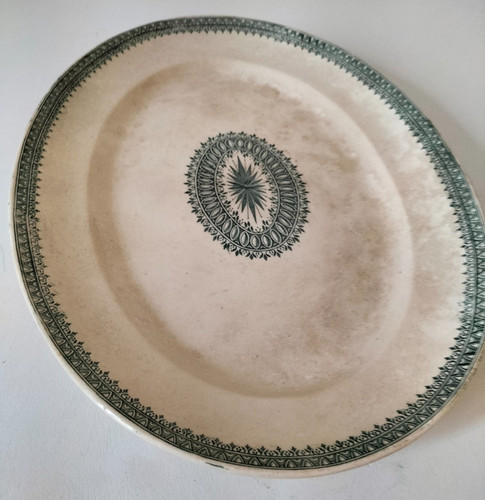 Plat terre fer creil - plat,