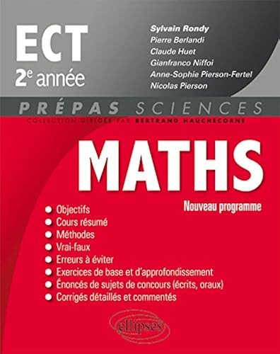 Maths ect annee - 2e, programme