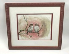 Aquarelle Originale Couple