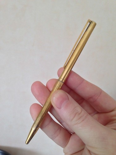 Ancien stylo argent et - en,