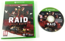 Xbox One Game VF Raid World War II Perfect Disc Fast and Tracked Shipping