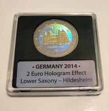 PIECE 2 EURO COMMEMORATIVE ALLEMAGNE 2014 SAINT MICHEL COULEUR HOLOGRAMME FARBE