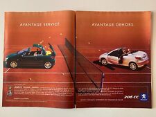 PUBLICITE 2005 - PEUGEOT 206 CC ROLAND GARROS