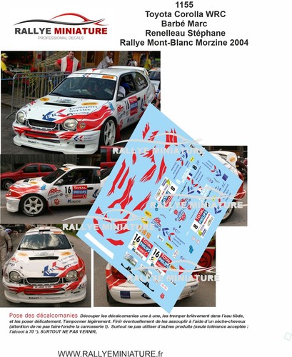 Decals ref 1155 toyota - 1155,