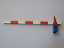 LEGO 815c02 BARRIERE DROITE PASSAGE NIVEAU - TRAIN BARRIER LEVEL WHITE RED RIGHT