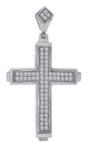 Pendentif croix blanc - pendentif,