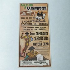 Affiche De Corrida Vintage