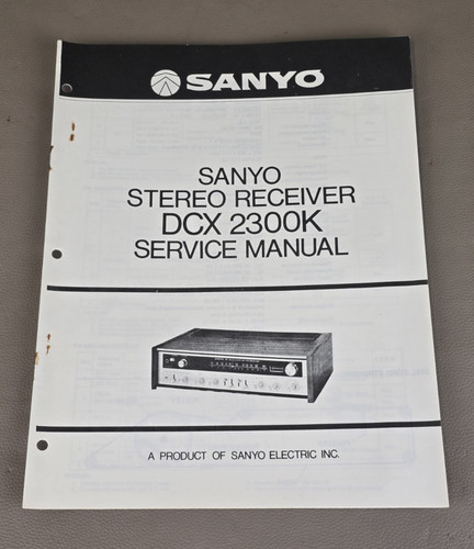 Sanyo stereo receiver dcx - sanyo,