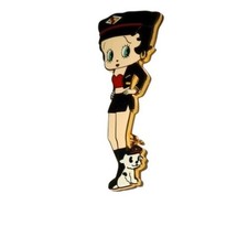 Broche Betty Boop et son chiot