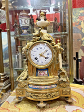 Ancienne pendule bronze et - pendule, en