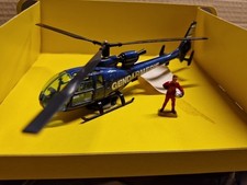 Helicoptere Gazelle 1/50 Gendarmerie Solido Ref 381 B Boite Tacheté E Écornée 