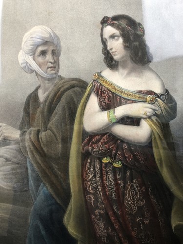 Aquatinte gravure xixème - -,