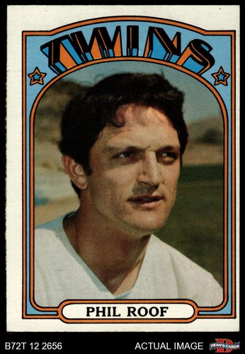 1972 topps 201 phil roof - #201,