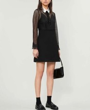 Robe trapèze noire Maje, top