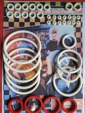 FLIPPER-GOTTLIEB ROCK - ROCK ENCORE-KIT ELASTIQUES CAOUTCHOUC-pinball rubber