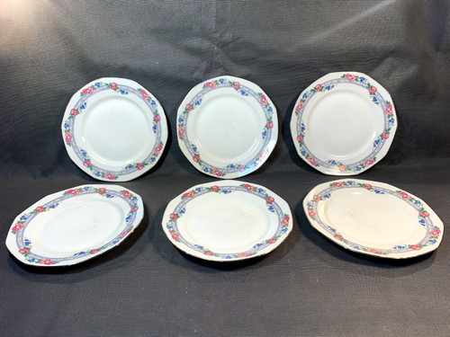 Lot anciennes assiettes - de, 6