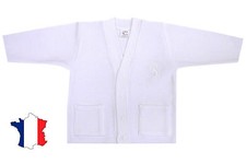 Gilet blanc Baptême de 1 mois à 2 ans NEUF - GHIMI- Ref.12 Garçon
