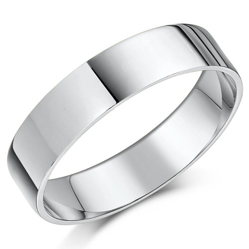5mm platine bague mariage - bague,