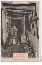 AU PAYS NOIR : manoeuvre de l'exploseur - MINES - très bon état