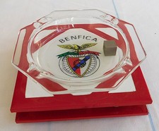 Rare & original : Cendrier Football BENFICA sur distributeur allumettes Portugal