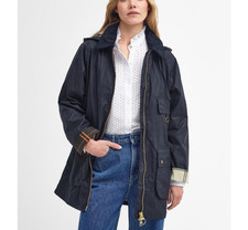 Navy ~ Barbour Highclere Waxed