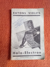 Manuel d utilisation  HOLO ELECTRON .