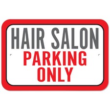 Plastic Sign Hair Salon