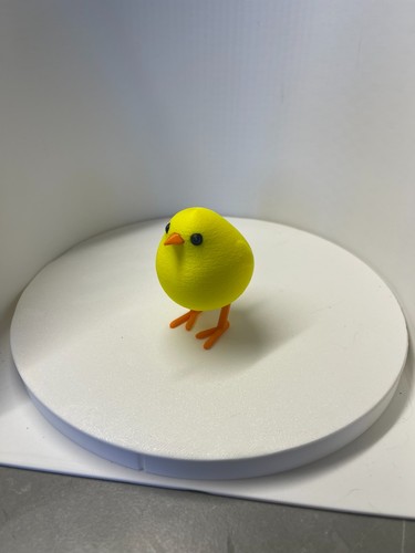 Figurine poussin jaune - figurine,