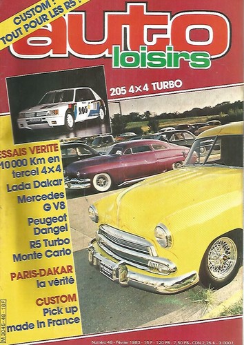 Auto loisirs 205 4x4 - loisirs,
