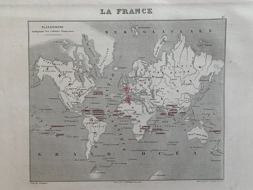 Carte planisphere des - -,