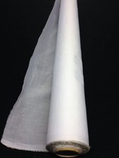 Tissus toile ORGANDI BLANC 100 % coton peigné au metre en largeur de 150 cm
