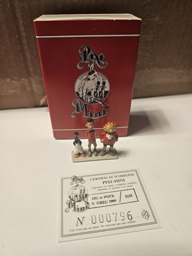 Figurine mini pixi zig - figurine, puce
