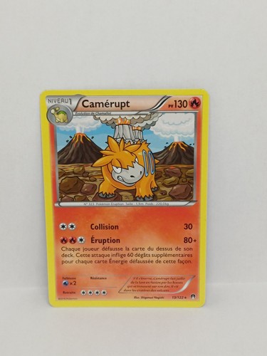Carte pokemon camerupt 122 - carte,