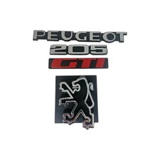 Logos Peugeot 205 GTI + logo