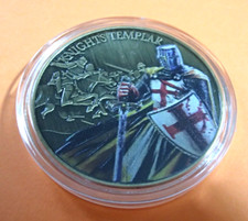 BELLE MEDAILLE Les Templiers Chevaliers Templar, sous capsule