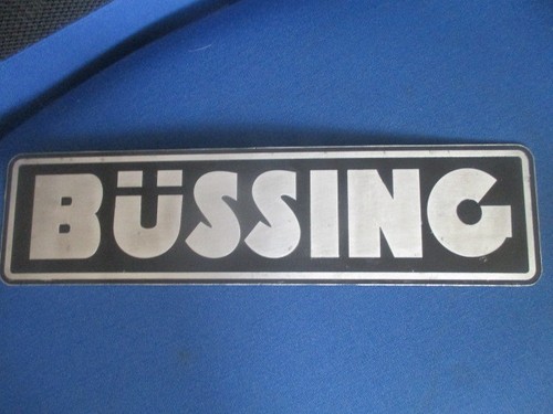 Büssing s32 plaque - büssing,