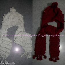 lot 2 Bonnets écharpe cache