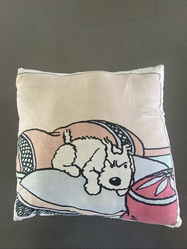 Vintage pilow milou - (snowy, )