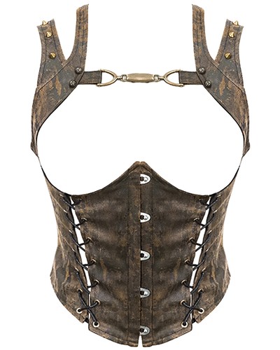 Devil fashion steampunk corset - steampunk,