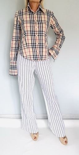 Chemise check poignets