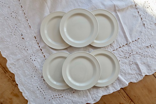 Assiettes dessert vintage - 6,