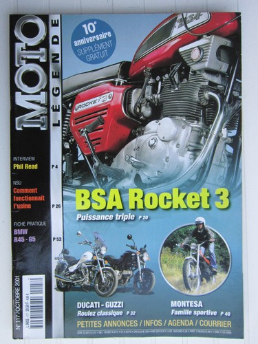 Moto legende 117 bsa - legende, n°117