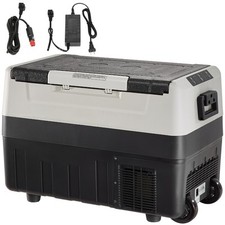 Glacière Électrique Portable Réfrigérateur de Voiture 55L 12V Double Zone