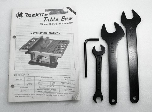 2708 wrench set manual - 2708, from