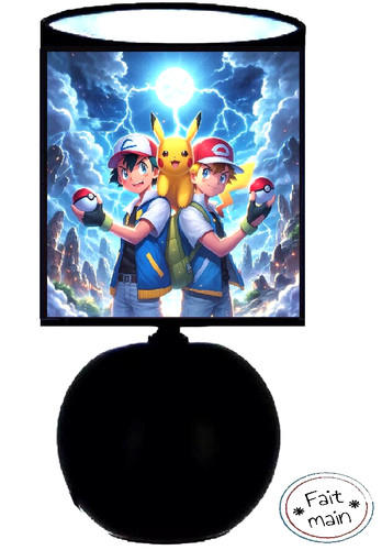 Lampe chevet pokémon - lampe,