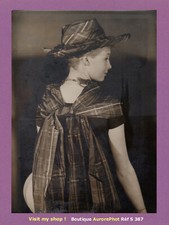 PHOTO PRESSE 1959, MODE, STYLE JEUNESSE, CHAPEAU DE PRINTEMPS JEAN JULES -S387