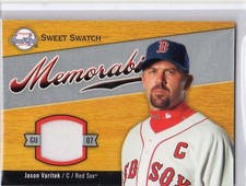 2007 SWEET SWATCH MEMORABILA JASON VARITEK
