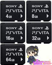 Carte Mémoire PS Vita Sony Officielle 64Go 32Go 16Go 8Go 4Go Pour...
