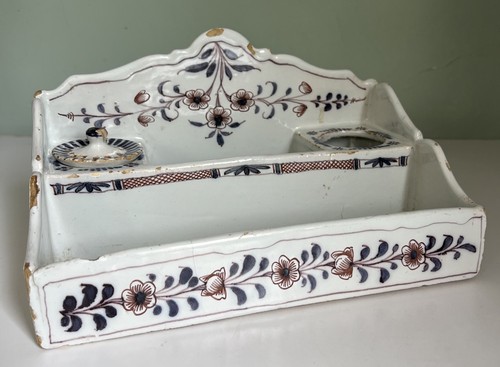 Ecritoire faience rouen - en,
