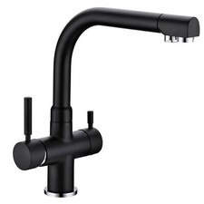 Robinet mitigeur 3 voies - Noir mat - Denali - Gamme \'\'PARK\'\'